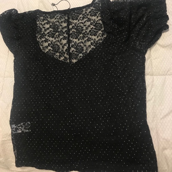 See through black blouse - Picture 2 of 2